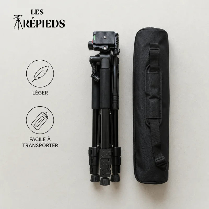 Trepied jumelles 150 CM - Grips En Mousse - accessoires inclus