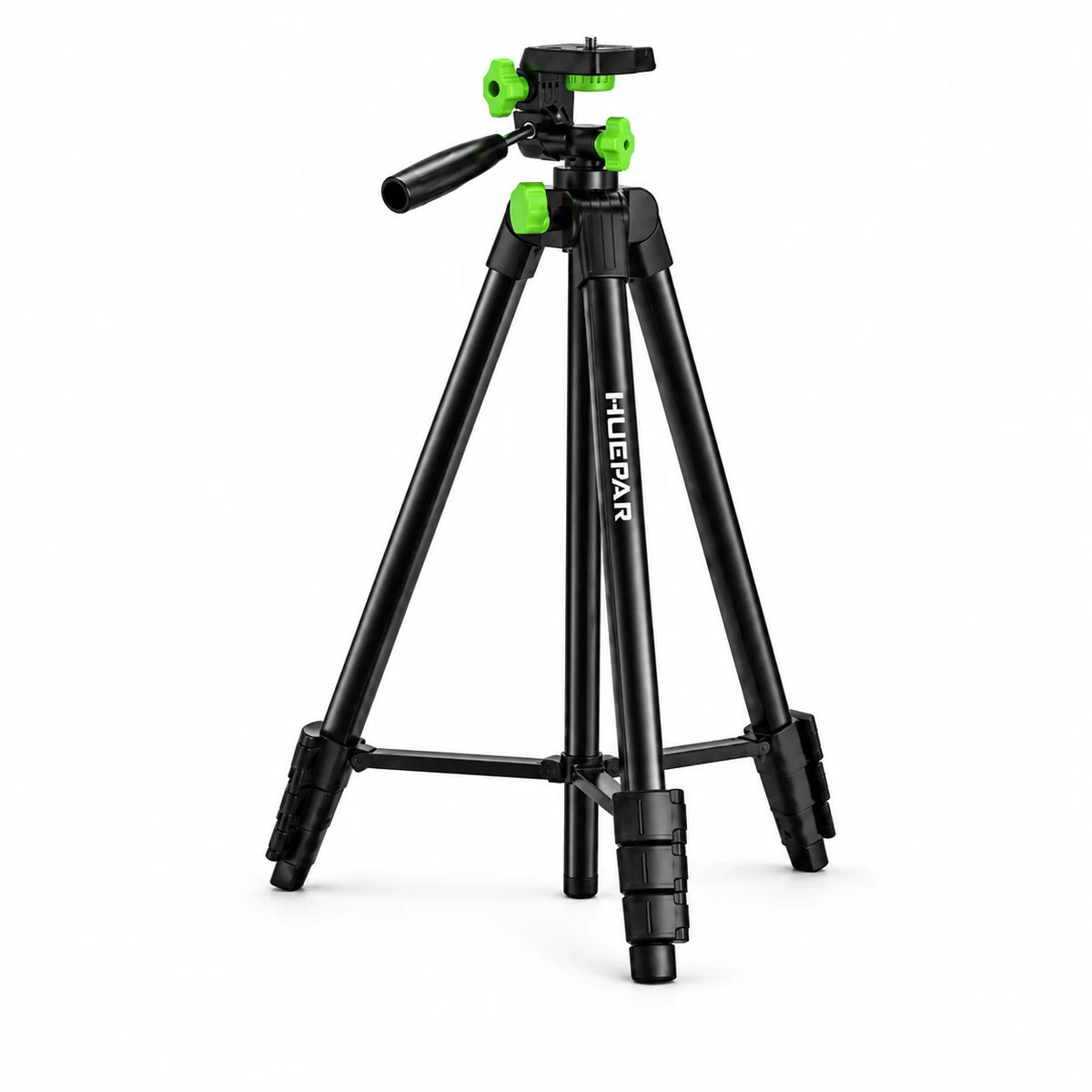 Trépied Laser 152 CM Noir Aluminium - vue principale du trépied pour niveau laser, Niveau Laser & Croix, Tête Orientable & Sac inclus