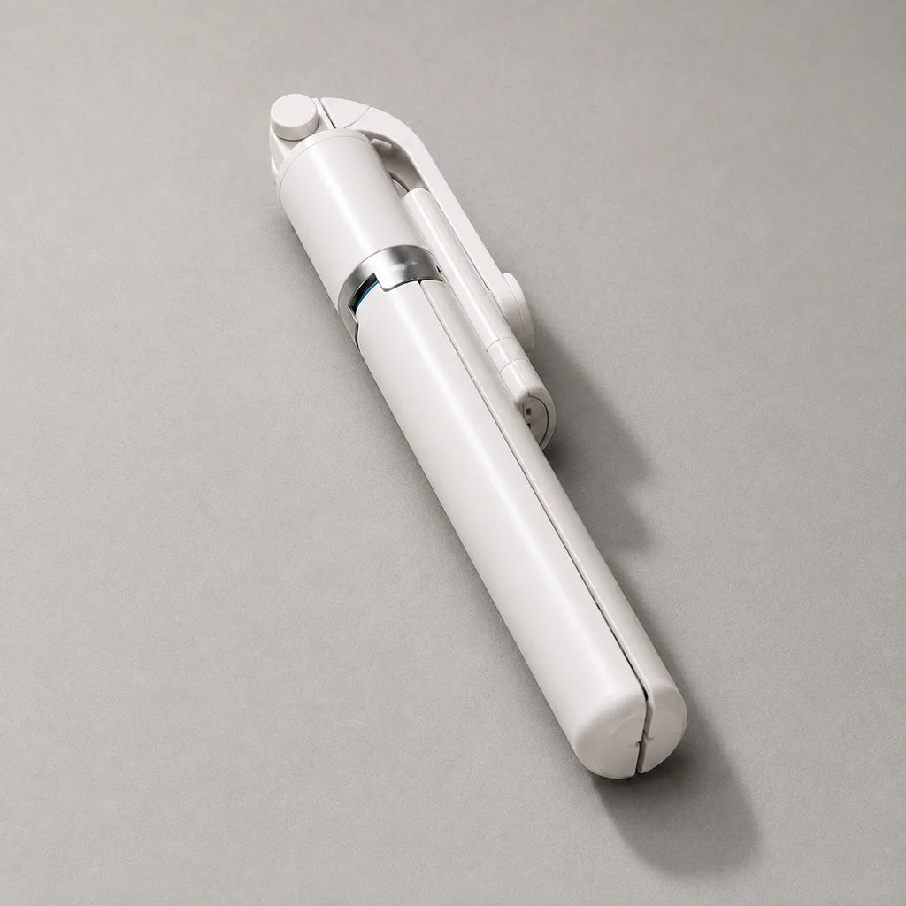Trépied Téléphone 170 CM Blanc Aluminium - accessoires inclus avec le trépied pour téléphone, iPhone & Android, Stable à Pleine Extension & Télécommande incluse