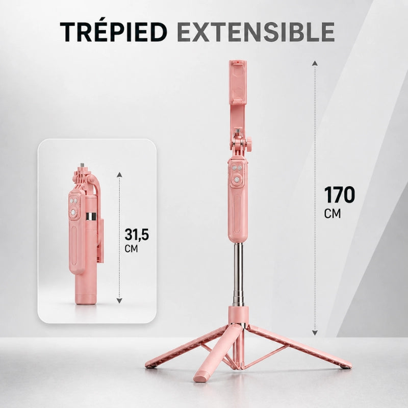 Trepied telephone 170 CM - Rose