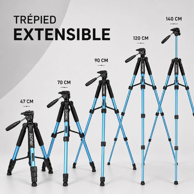 Trepied telephone bleu 140 CM - Grips En Mousse