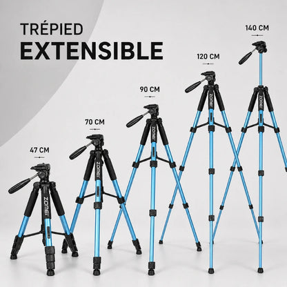 Trepied telephone bleu 140 CM - Grips En Mousse