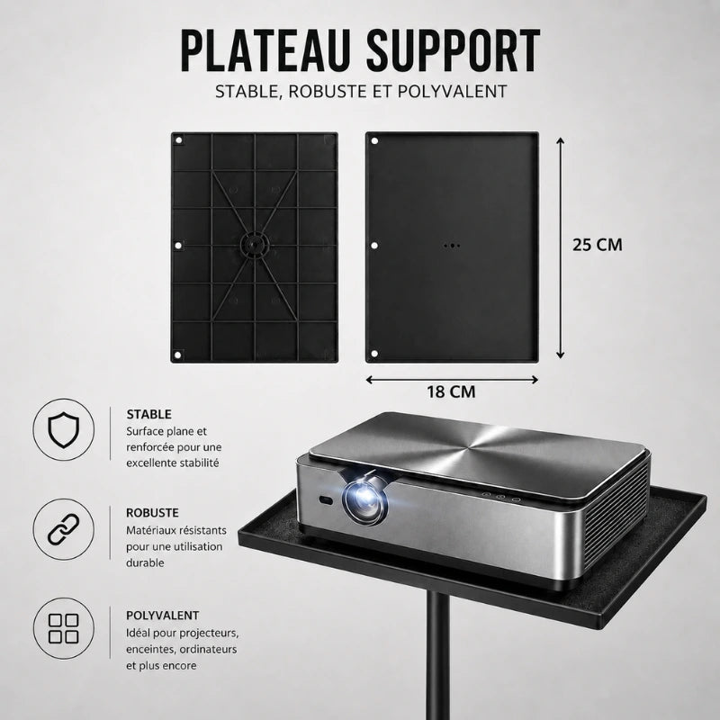 Trepied videoprojecteur 120 CM - Avec Support