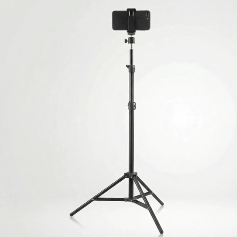 Trépied de voyage pour téléphone 160 cm, déployé